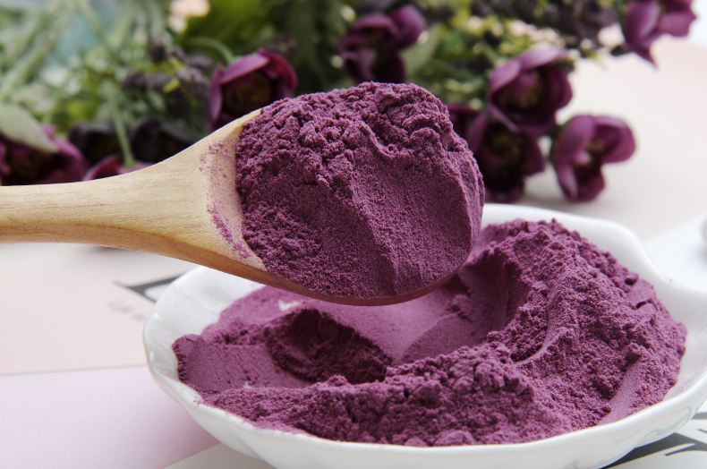 紫薯粉在年糕里的运用